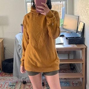 Orange oversized sweater